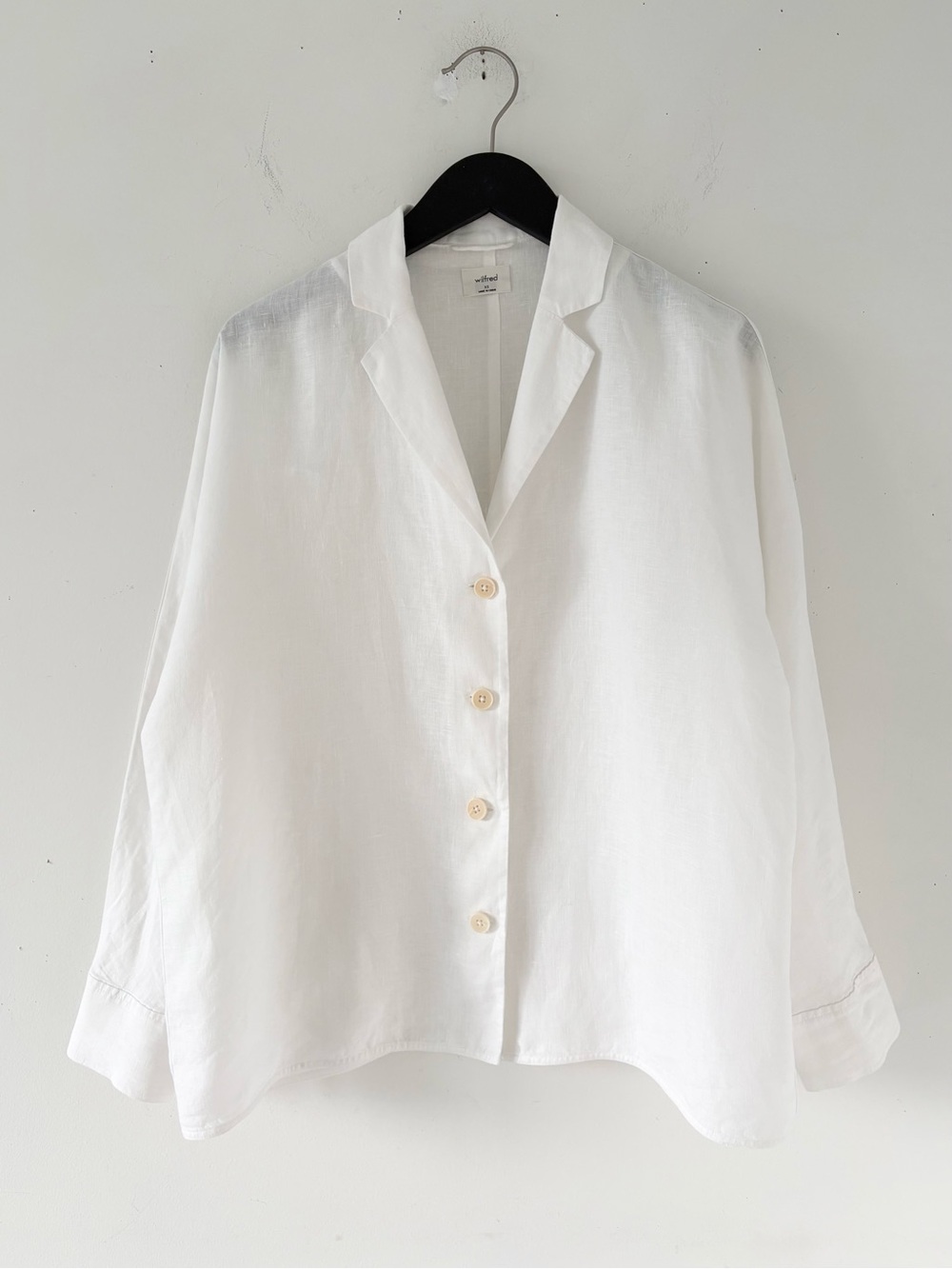 Aritzia Wilfred Freeform 100% Linen Shirt